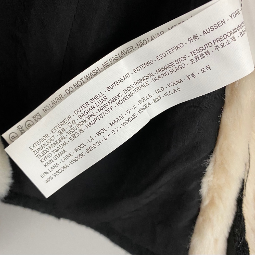 Zara • Black Soft Moto Cardigan Jacket - Picture 6 of 7